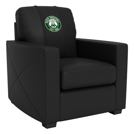 Dreamseat Silver Club Chair with Milwaukee Bucks Secondary Logo XZ7759002CHCDBK-PSNBA31052